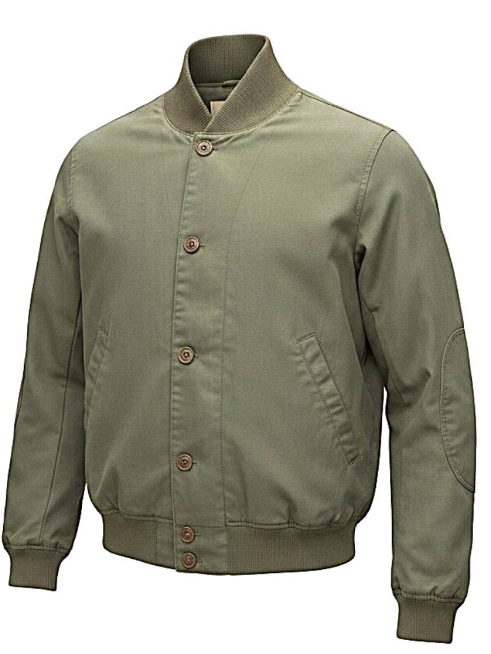 H&M L.O.G.G Men’s Long Sleeve Green Bomber Jacket- Size Medium